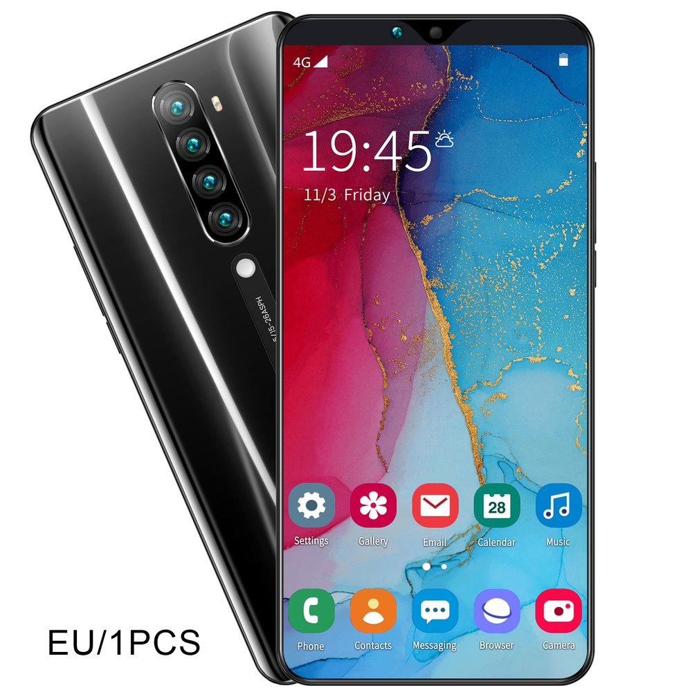 Mobiele Telefoon Rino5 Smart Telefoon 6.3 Inch 8 + 16Mp Android Dual Sim Mobiel Multi-Taal Ondersteuning Mobiele telefoon