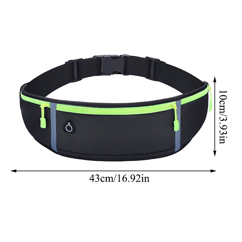 Ultradunne Mode Taille Tas Waterdichte Reizen Toevallige Run Klim Zak Sport Taille Verpakking Zomer Unisex Reflecterende Telefoon Tas