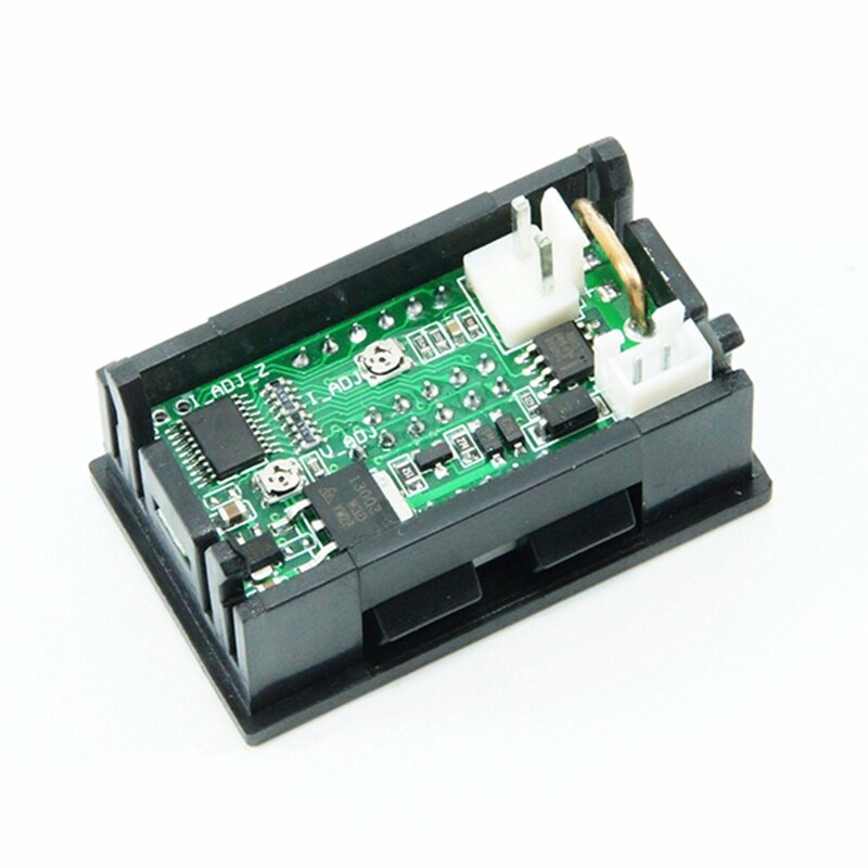 DC 100V 10A 50A 100A Voltmeter Ammeter Blue + Red LED Amp Dual Digital Volt Meter Gauge 7-110V