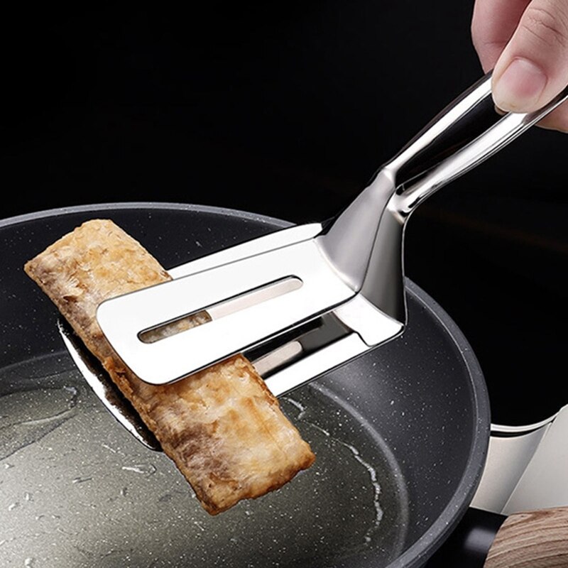 Kitchen BBQ Bread Utensil Set Stainless Steel Barbecue Tong Fried Steak Shovel Fried Fish Shovel Clamp Kitchen Bread Meat Clamp