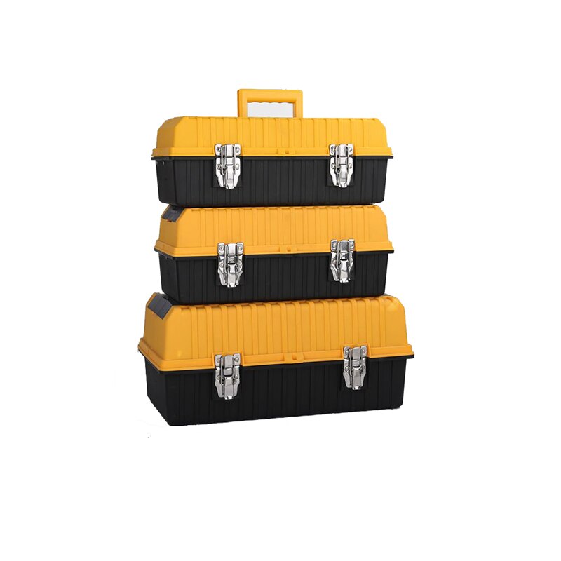 Portable Plastic Toolbox Multifunctional Household Hardware Hand Tools Repair Tool Box Car PP Storage Tool Electrical Toolkit