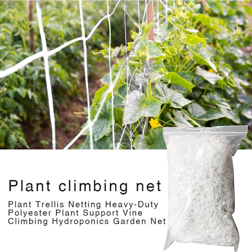 1.7 x 20m planter espalier netting plante hagearbeid vevd polyester fast nylon hagenett til bønner erter agurker tomater
