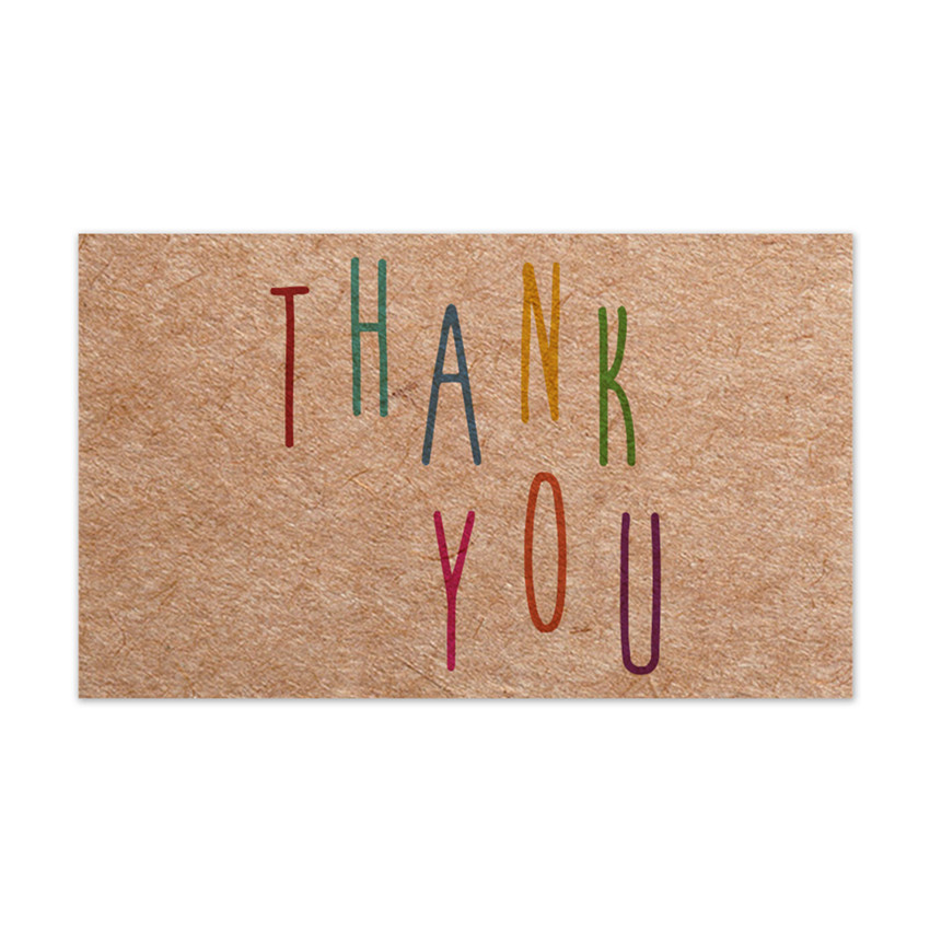 30Pcs carta Kraft colorata grazie carte etichetta per la decorazione di nozze piccola impresa dare carta regalo scuola bambini elogi carta: A6