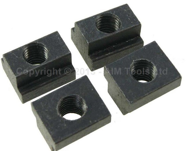 4PCS TEE Nuts Machine Milling Working Table Fixing T Bolts 8mm