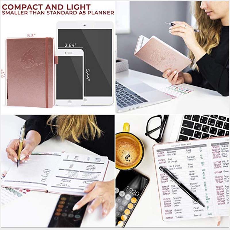 Monthly Weekly Planner Agenda Organizer Diary Journal Notebook Stationery