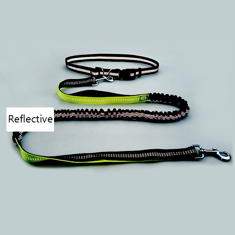 Handsfree-juoksu kävely lemmikkikoira lyijy heijastin säädettävä pentu koiran talutushihna koirille ketju lemmikit koirat tarvikkeet correa perro