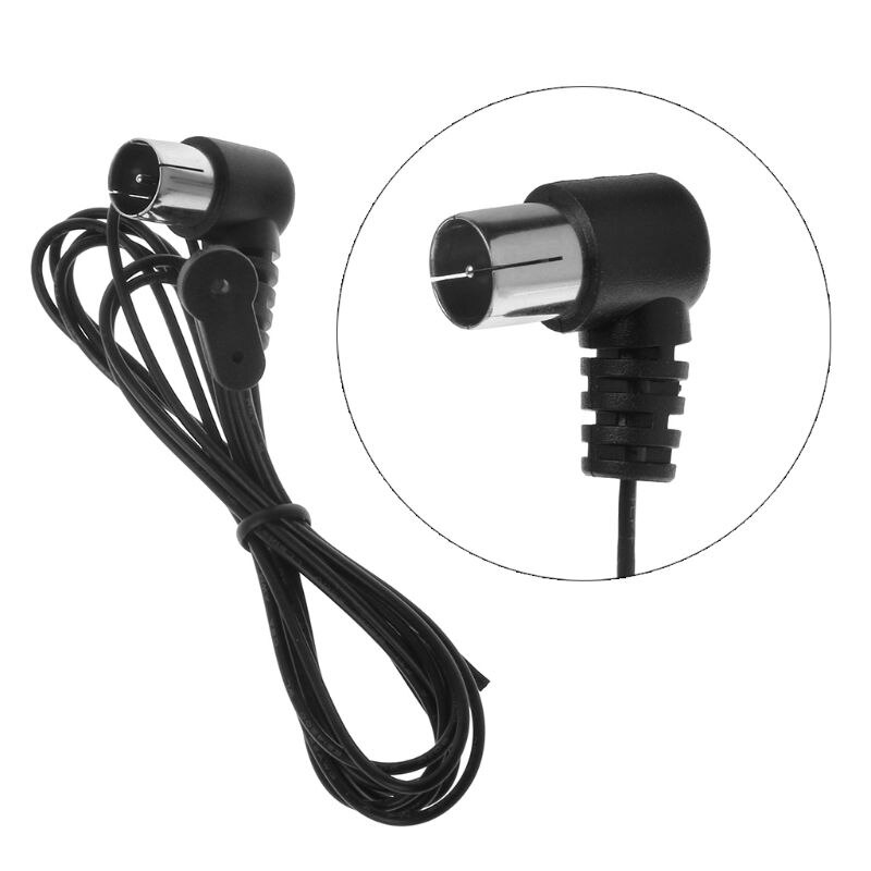 Fm Radio Antenne F Adapter 75ohm Unbal Vrouwelijke/Mannelijke Connector Plug Kabel Draad Voor Yamaha Jvc Sony Sherwood Pioneer panasonic: Male