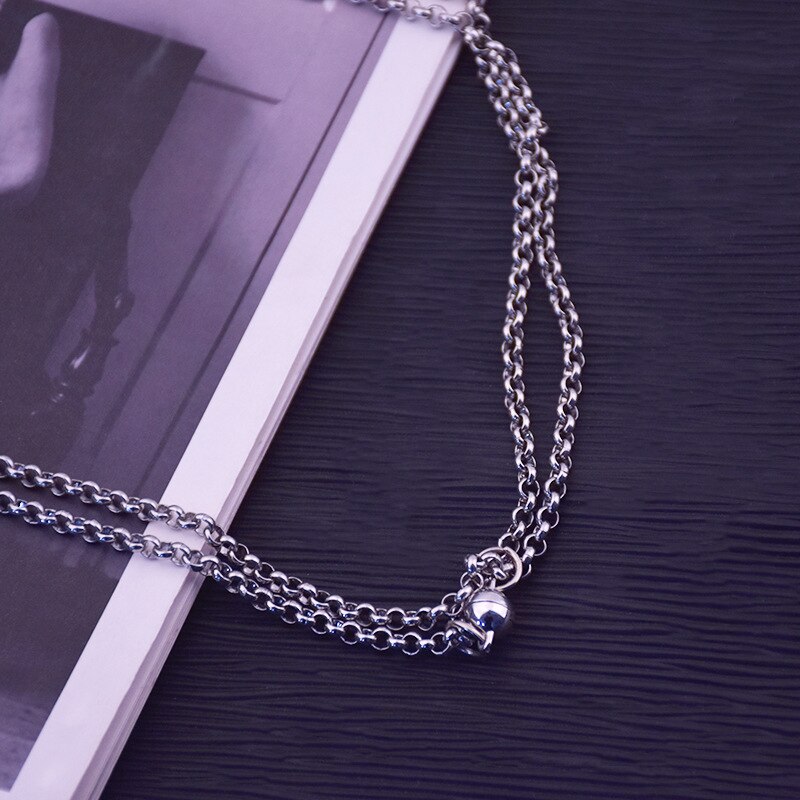 2 Stks/set Magneet Attractie Rvs Hanger Paar Ketting Sieraden Titanium Stalen Ketting Kettingen Voor Vrouwen En Mannen