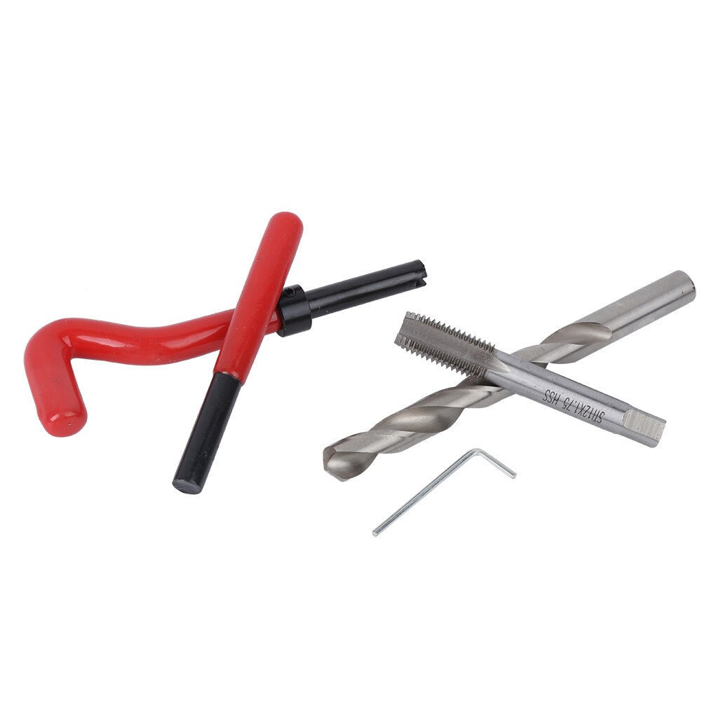 25 Stuks M12 Draad Reparatie Kit Draad Tap Boor Schroefdraad Inserts Beschadigde Schroefdraad Reparatie Tools