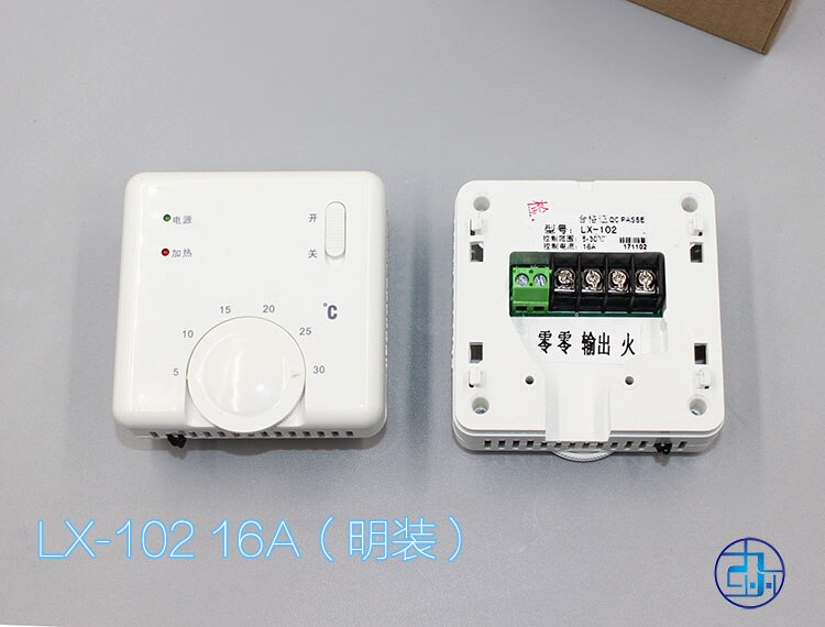 Surface Mounted Electric Heating Controller Electric Heating Film Temperature Controller Underfloor Heating Temperature Control
