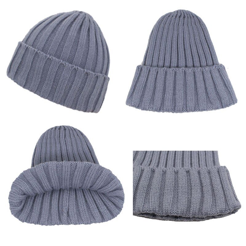 Skullies mössor män vintermössa dam- och #39 ;s vintermössor för kvinnor kepsar sporthuva homme gorro skull kvinnlig stickad mössa
