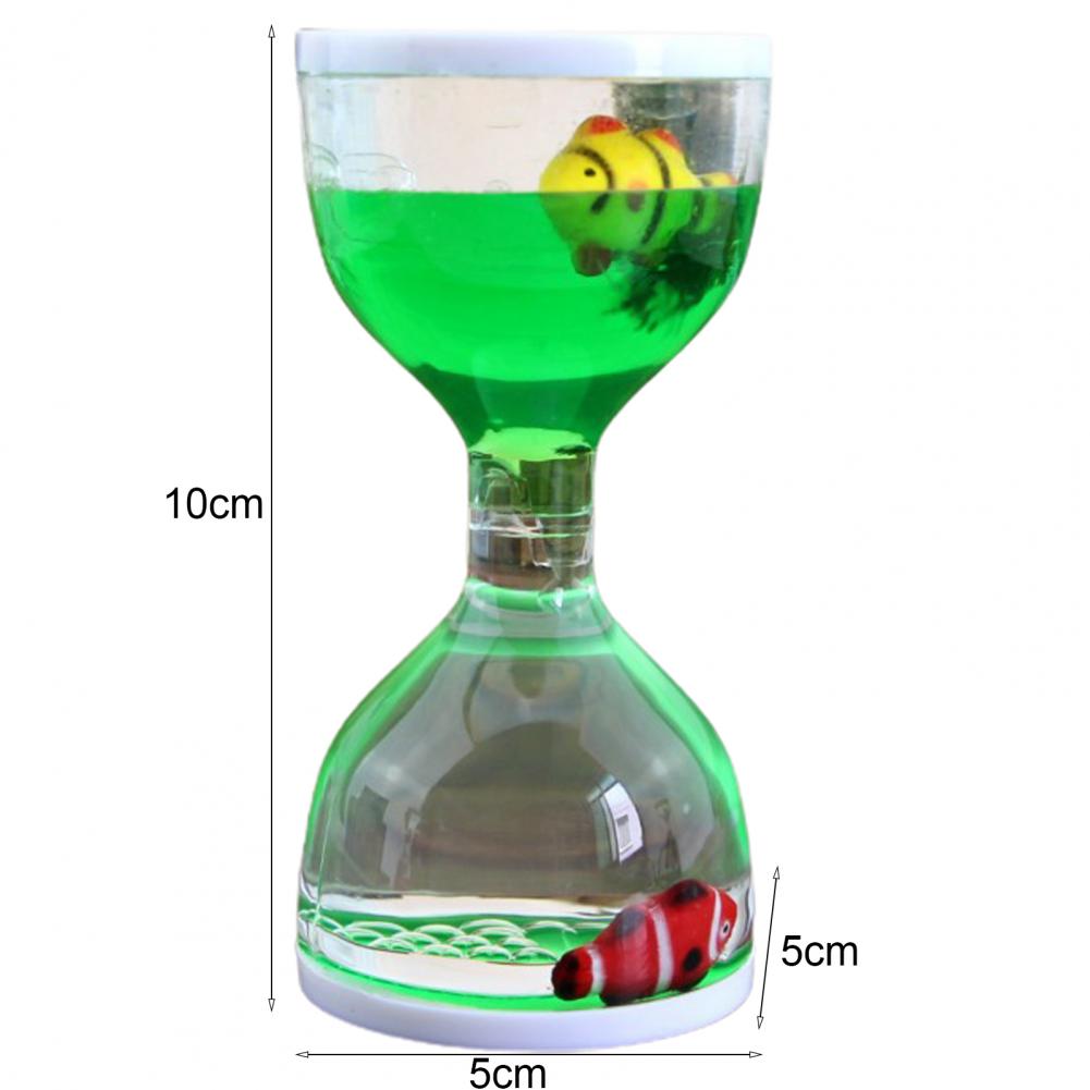 Reloj de arena líquido, temporizador de arena para aliviar el estrés, encantador y satisfactorio, temporizador de gota de aceite sensorial, reloj de arena de aceite, de Navidad, decoración del hogar