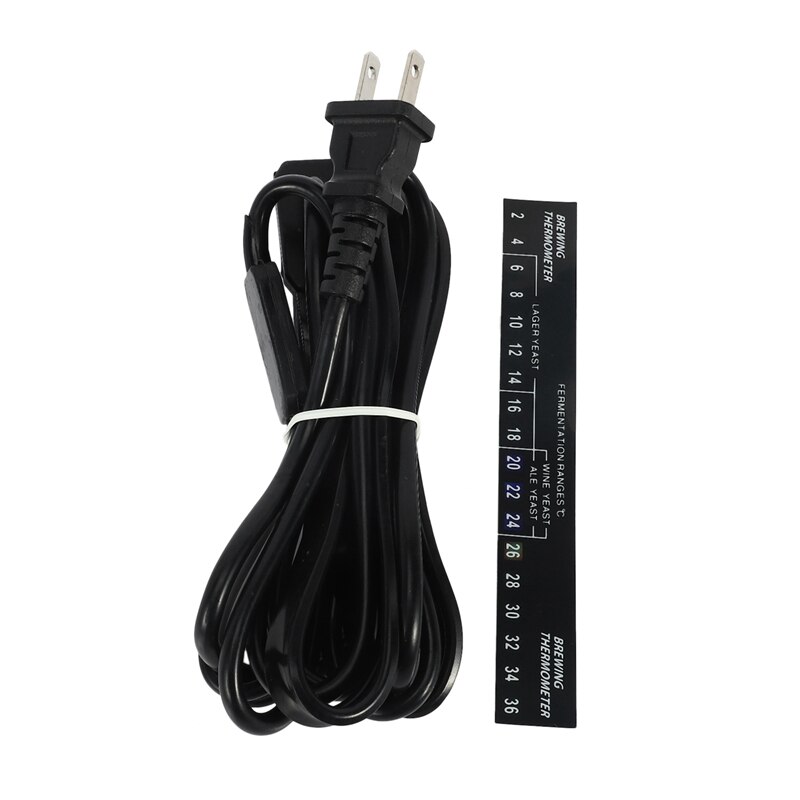 Ceinture chauffante pour brassage à domicile, seau de fermentation en plastique pour bière, vin, spiritueux