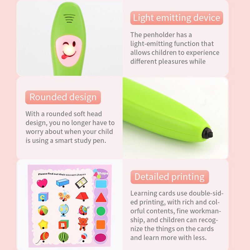 Electronic Smart Logic Learning Pen Phonetic Learning Parent Child Interaction Pen Book Toys AN88