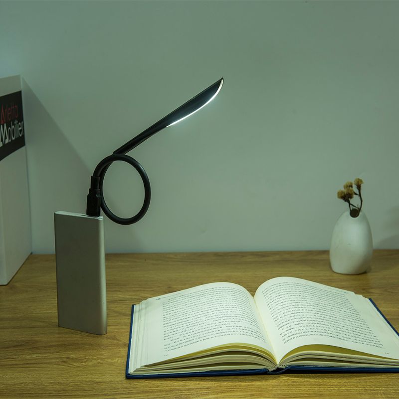 Mini USB lumière LED Dimmable lampe de bureau Flexible col de cygne contrôle tactile oeil-soin ordinateur portable ordinateur portable PC ordinateur nuit lire