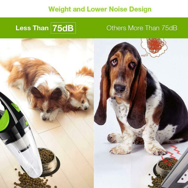 Strong Power Car Vacuum Cleaner for Home Car Portable Handheld Vacuum Cleaner 120W Mini Car Vacuum Cleaner