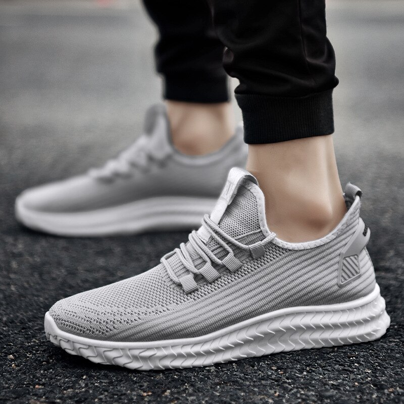 Xiaomi lette løbesko åndbare joggingsko med snøre til mænd sneakers anti-lugt mænds fritidssko