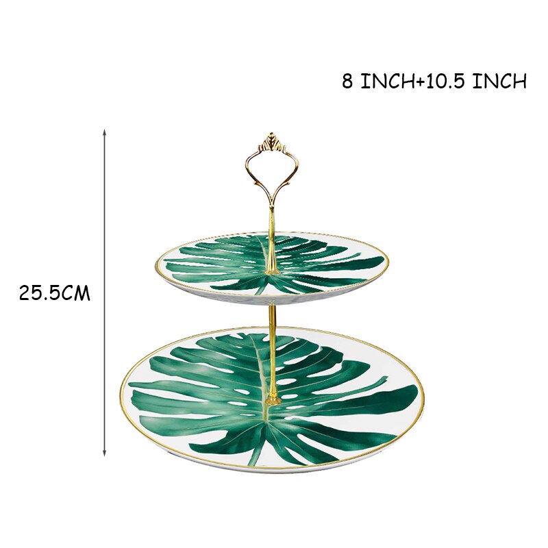 Bone China Ronde Plaat Creatieve Bos Dessert Serie Set Bladeren, Bloemen, restaurant En Thuisgebruik Koffie Set En Kom