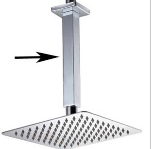 25cm ceiling mounted rain shower arm