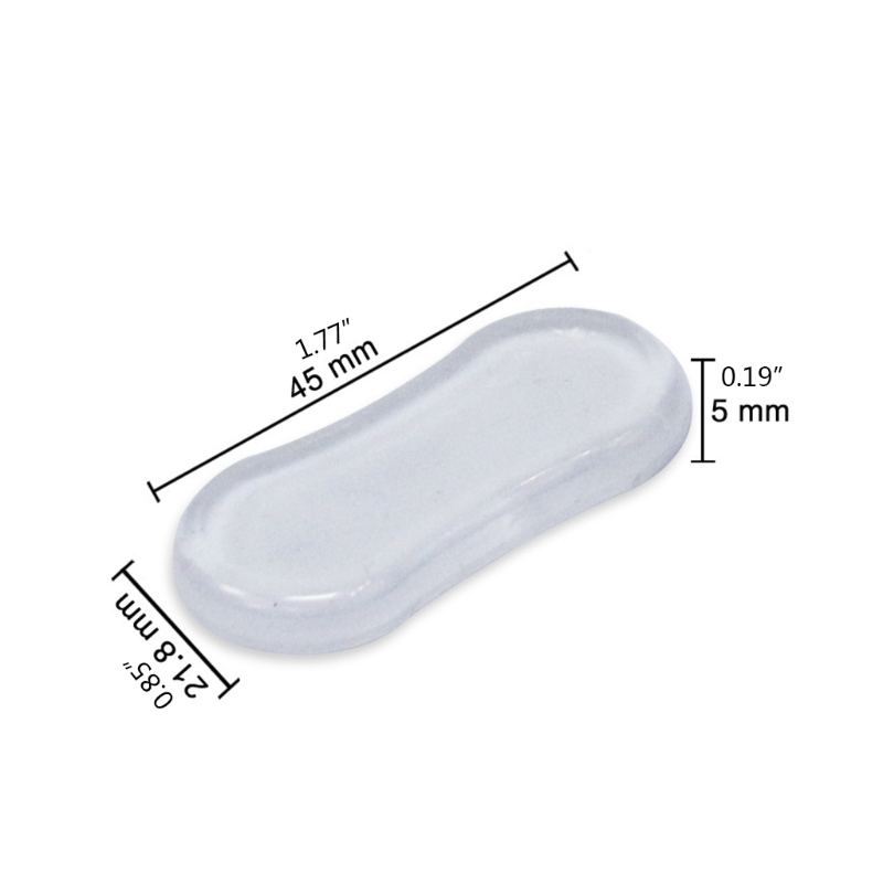 517A 5 Pieces Toilet Seat Bumper Siliconen Rubber Grandado