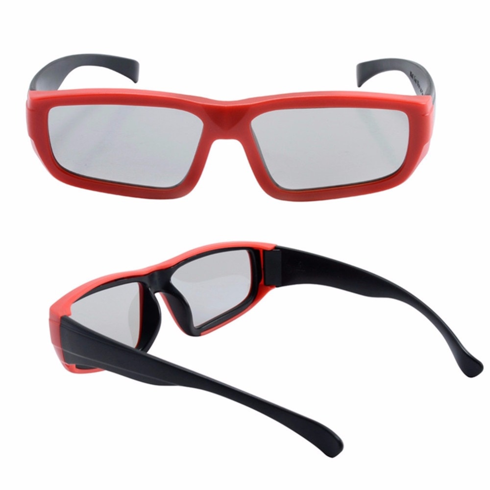 2 pcs Make Gepolariseerde Kinderen Lineaire 3D Bril voor Kinderen, Licht Plastic Passieve Imax 3D GlassesFor Video 'S Movie Bioscopen