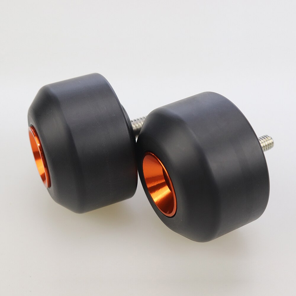 Cadre de fourche avant arrière | Pour KTM DUKE RC 390 DUKE 125/200 250 patins de Crash, cadre de fourche avant et arrière, curseurs