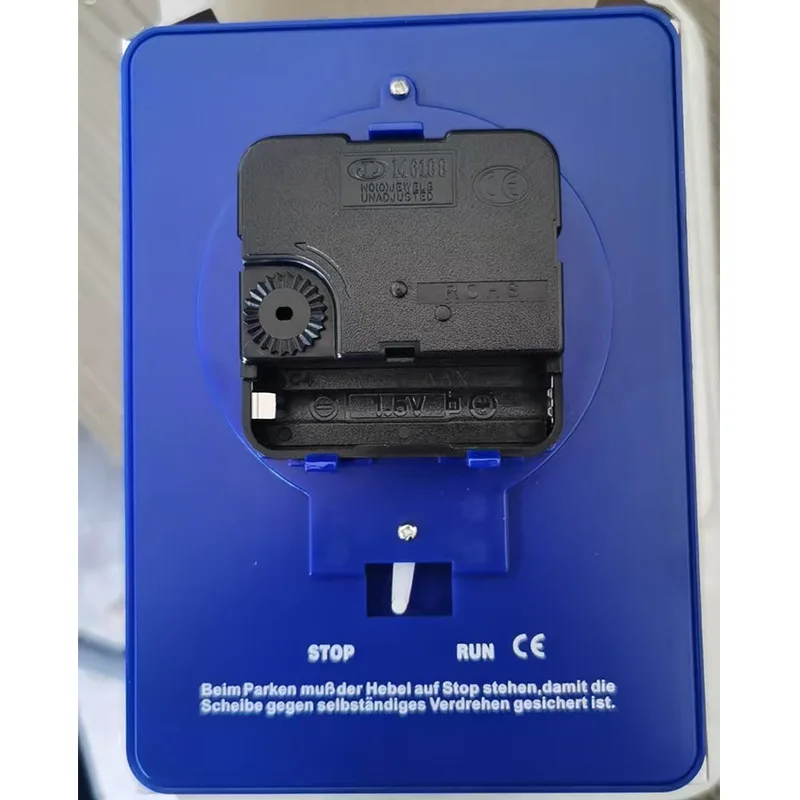 Electronic Plastic Parking Card Timer Digital Parking Lot Clock Car Accessory Temporary Parking Permit Clear Transparent