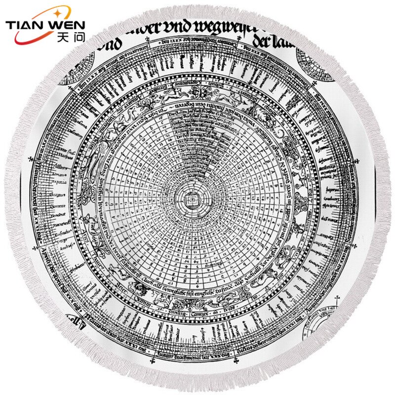 Mandala terra microfibra redonda toalha de praia flor indiana borlas grosso serviette rápida comprimido toalha tapeçaria tapete yoga: 4