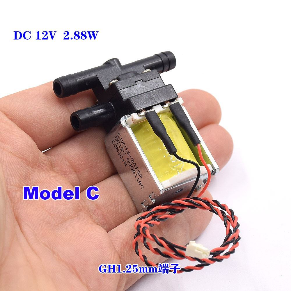 DC 12V 24V 2-Position 3-Way Electric Solenoid Valve N/C Normally Closed Air Water Flow Control For weeper Floor carpet Cleaner