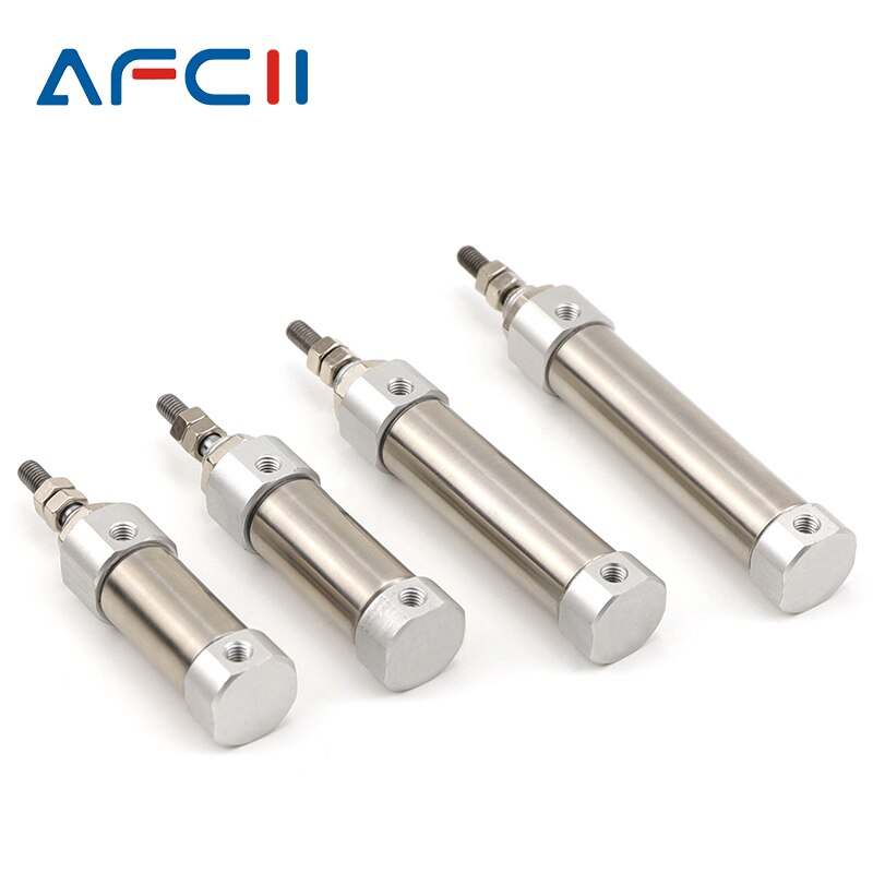 Mini Doppel Wirkenden Pneumatischen Zylinder CDJ2B CDJ2B10 CDJ2B16 Hub 5/10/15/20/25/30/35/40/50 Edelstahl Kleine Luft Zylinder