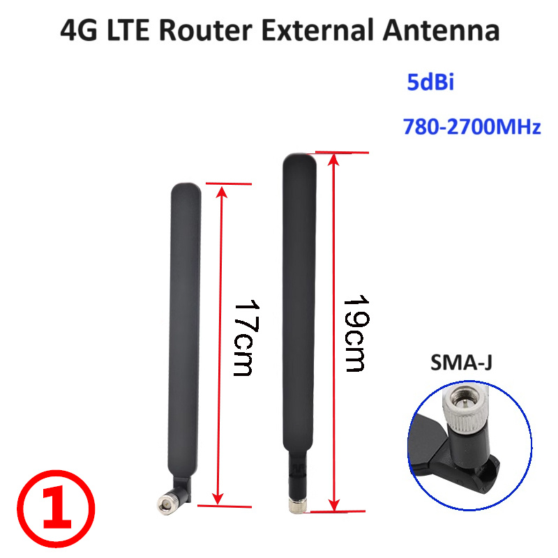 4g lte-antennia 4g siipiantennia 4g wifi-reitittimen ulkoista antennia kumisulkuantenni: Valkoinen