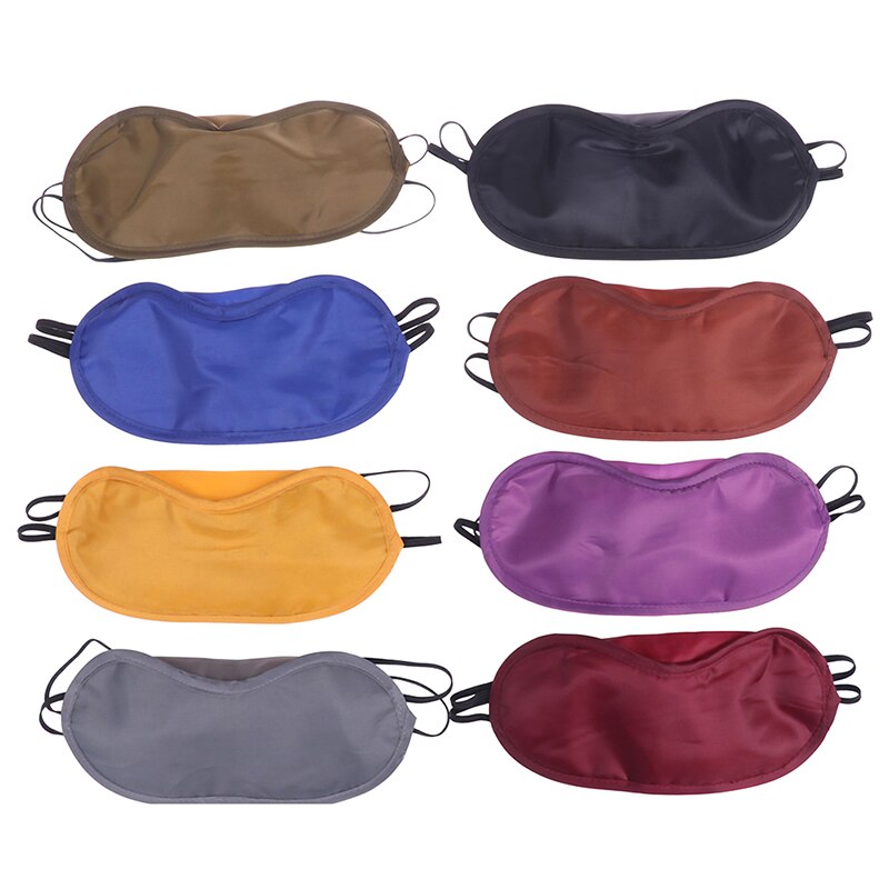 10Pcs Zachte Draagbare Blinddoek Reizen Reizen Slaapmasker Snelle Slapen Oogmasker Eyeshade Cover Schaduw Patch Vrouwen Mannen