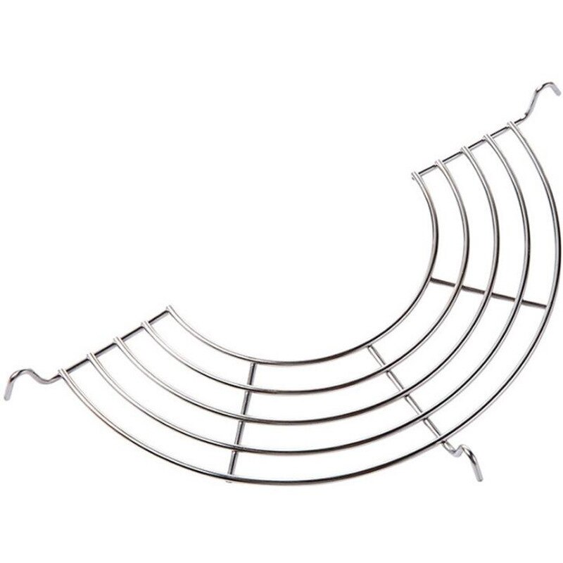 Multi-function Frying Oil Filter Rack Stainless Steel Semicircle Steaming Drain Oil Holder Kitchen Cooking Foldable Gadgets