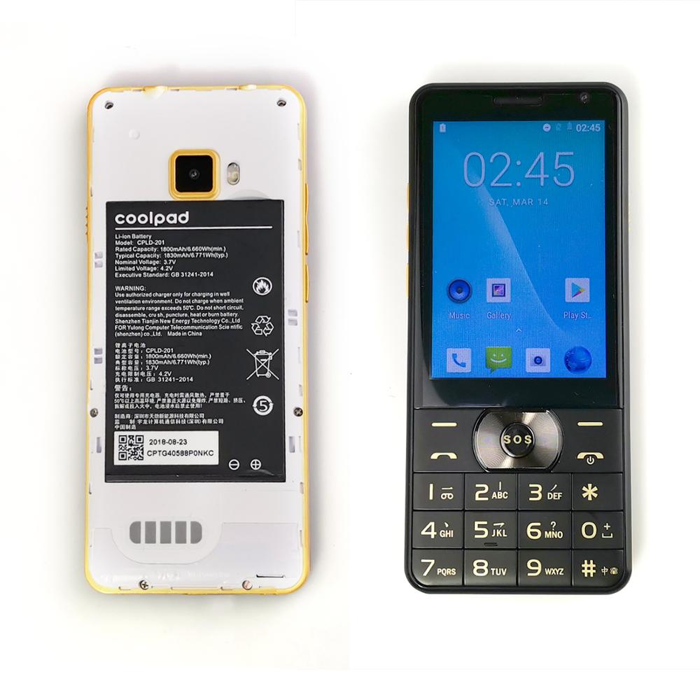 Coolpad c558 4g smartphone 1gb ram 8gb rom 3.5 polegada dupla sim 1800mah 2mp câmera traseira cpu mtk6739 celular