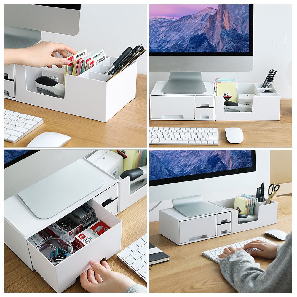 1Pc Household Monitor Elevated Stand Computer Increased Shelf Monitor Rack