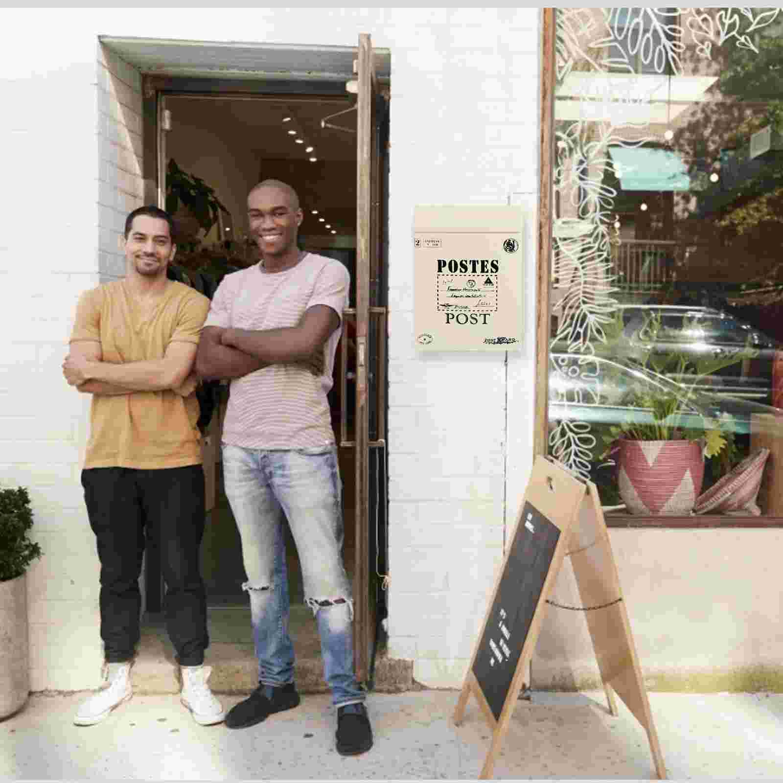 Vintage Mailbox Afsluitbare Mail Box Suggestie Doos Retro Wandmontage Mailbox