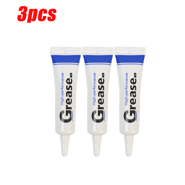 Grasa lubricante de silicona, aceite lubricante multiusos para engranajes de automóvil, para junta tórica, sellador de rodamientos montado en tubo de engranaje, grasa para válvula de neumático: Blanco