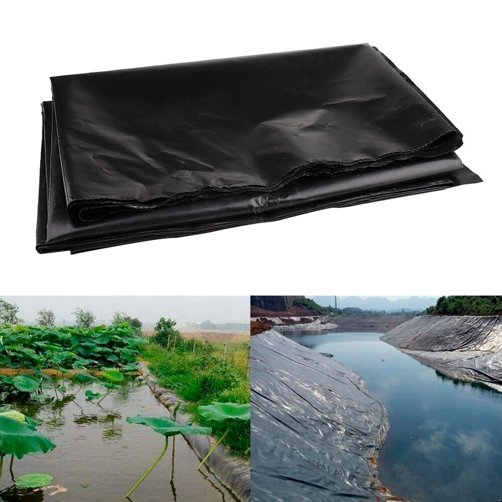 Zwarte vijver Liner Waterdicht 6mx11m Visvijvers Membraan voor Streams Fonteinen en Water Tuin Duurzame en Flexibele Liner voor Grote Waterfuncties