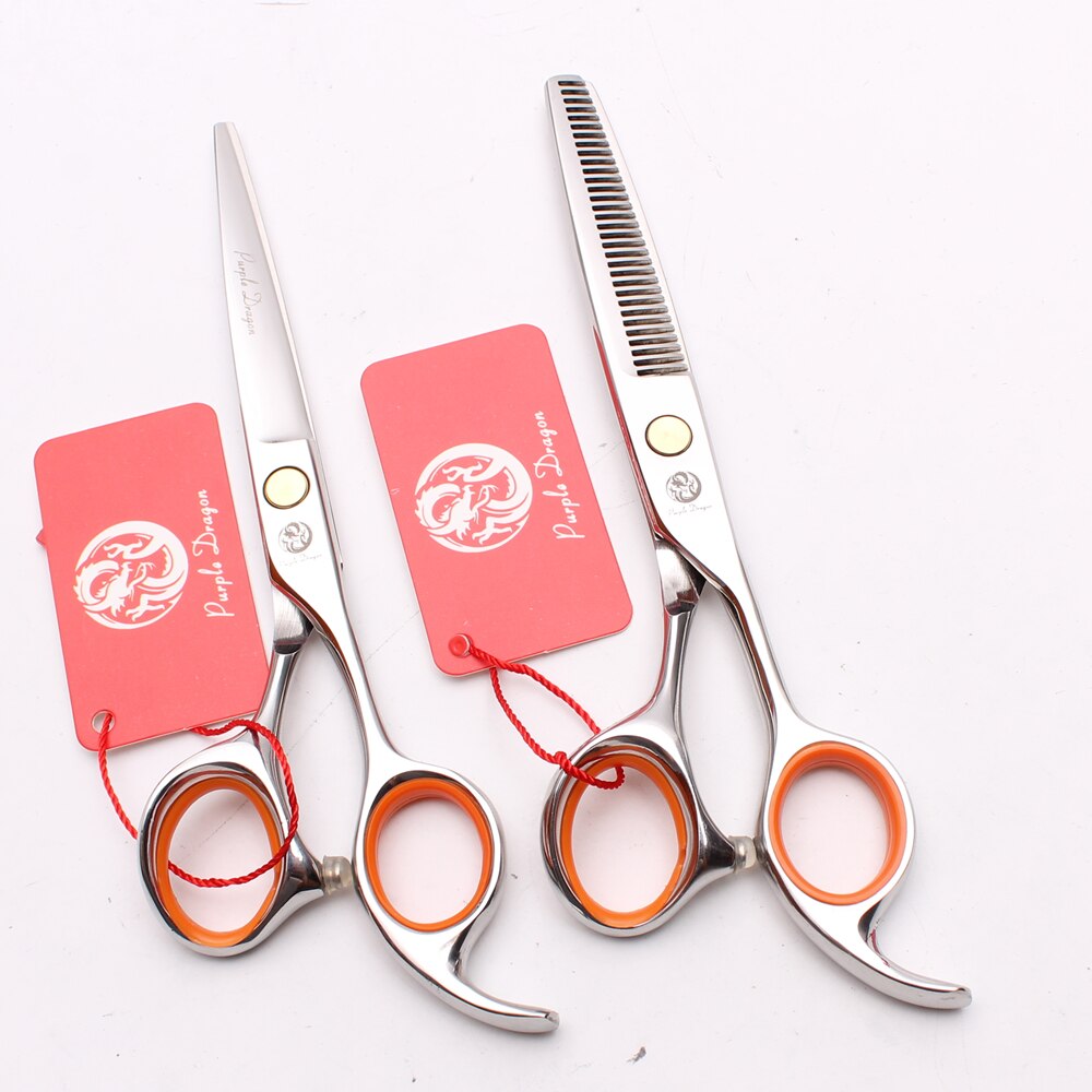 Tijeras profesionales para cortar el cabello, herramienta de estilismo Z1008, 5,5 ", 16cm, JP Purple Dragon