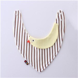 Babadores do bebê para o menino menina bandana bib arroto pano triângulo animal algodão raposa material do bebê cachecol refeição arroto acessórios do bebê: 2