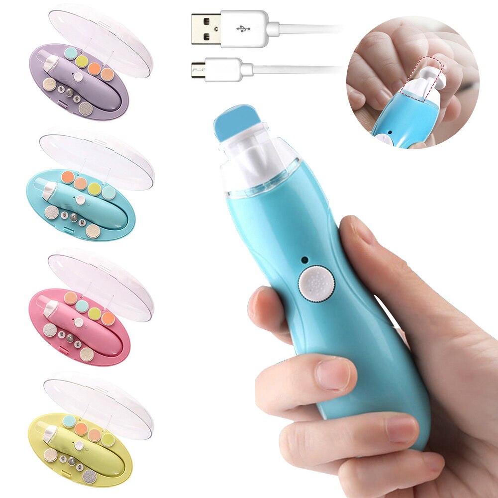 Tagliaunghie elettrico per unghie tagliaunghie dita tagliaunghie Trimmer strumento per Manicure leggero e compatto perfetto