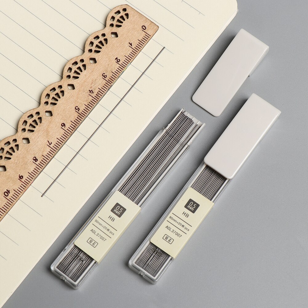 1PC Eenvoudige Vulpotlood Lood 0.5mm HB Potlood Staaf Automatische Potlood Vulling Schrijven Tool School Briefpapier Potlood refill