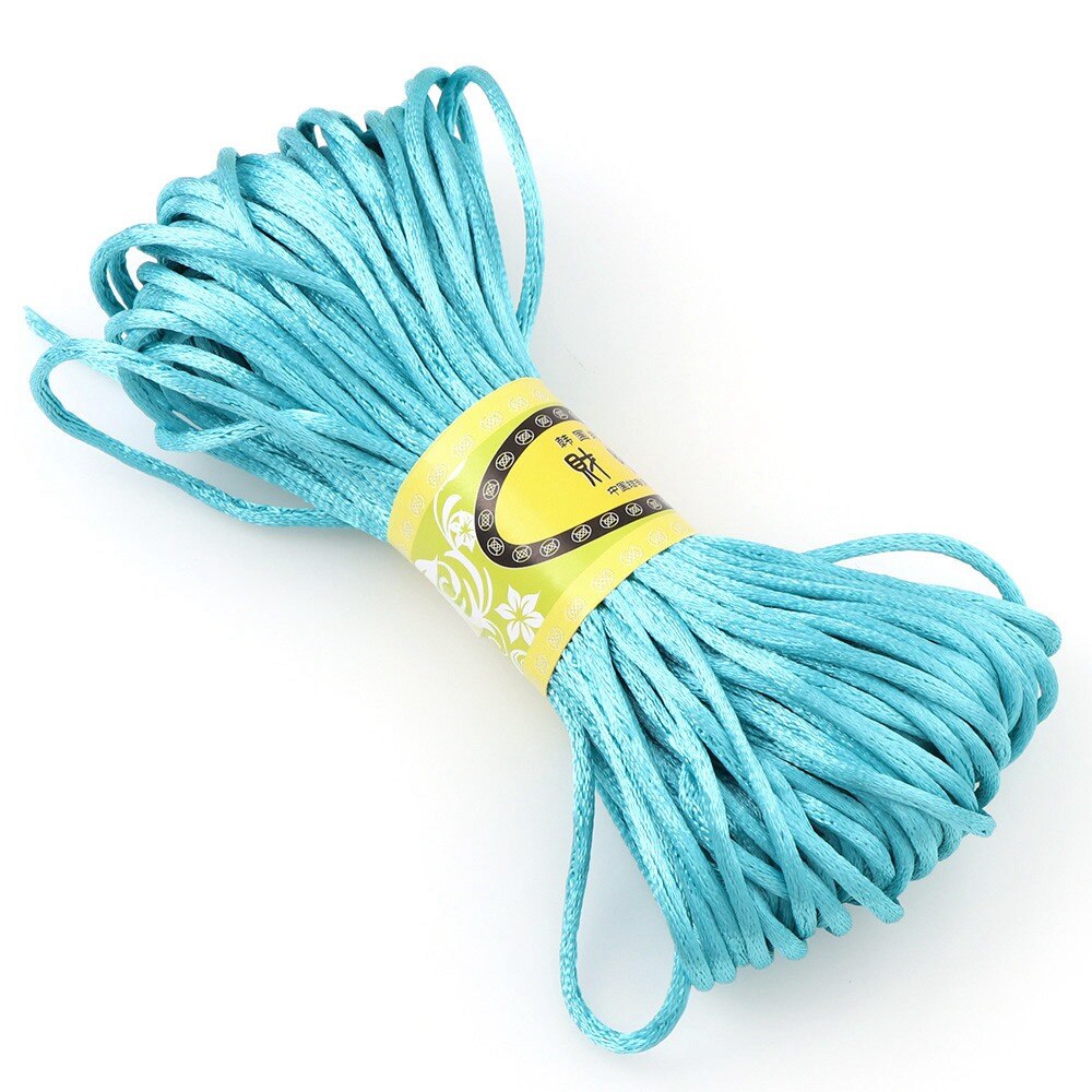 20 M/lot tressé macramé soie macramé corde fil fil fil 2mm bricolage noeud chinois Satin Nylon Bracelets faire des résultats perles: 13