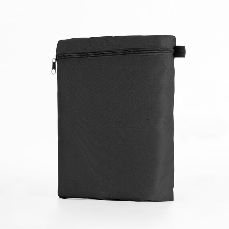 Outdoor Garden Patio Black 210D Oxford Cloth Round Furniture Table Dust Cover Waterproof Protector Bag 128*71cm FU003