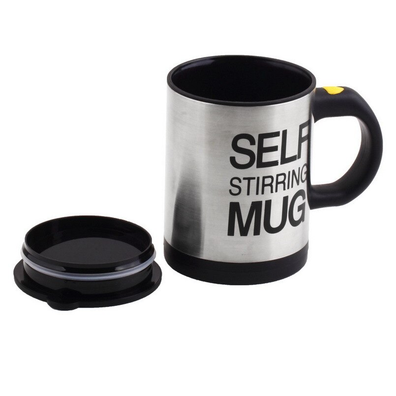 400 ML Self Stirring Mug Double Insulated Automatic Electric Coffee Cups Tea Milk Mixing Drinking Cup with Lid for Office Home