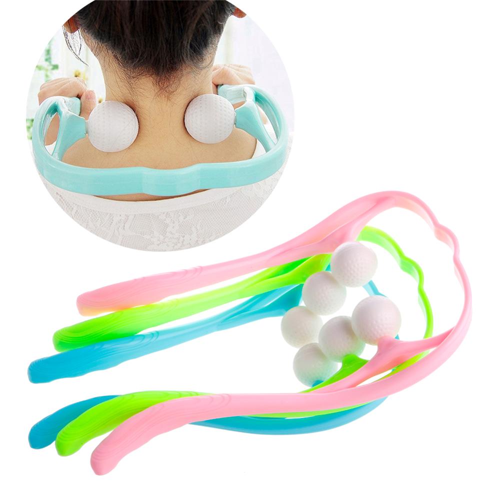 Comfortable Neck Massager Roller Shoulder Back Pain Ball Self-massage Tool