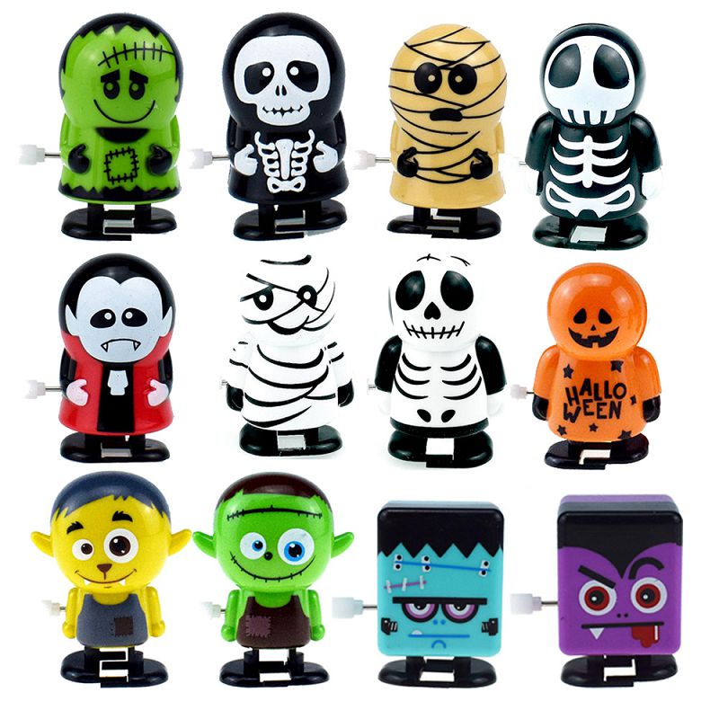 Neue Halloween Clockwork Springen Wind-up Kinder Spielzeug interessante Halloween-Party Lustige Spielzeug für baby kinder