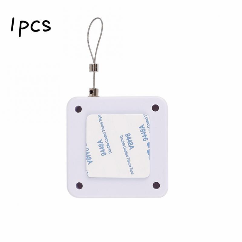 800g Pull Automatic Door Closer Automatic Sensor Door Closer Automatically Close For All Doors Punch-Free Steel rope length 1.2m: white 1pcs