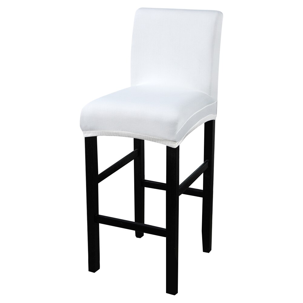 Juniune | stolbetræk solide sædebetræk til barstolstole hotelcover banketdekoration eller bar: G267016