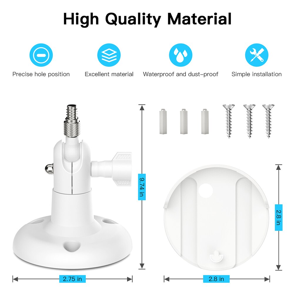 Verstelbare Baby Monitor Wall Mount Baby Camera Beugel Houder Perfecte Hoek & Eenvoudig Te Installeren Compatibel Met Baby DXR-8